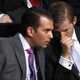 The Trump Jrs. during Trump Senior’s speech at the RNC, July 2016. Photo via AP